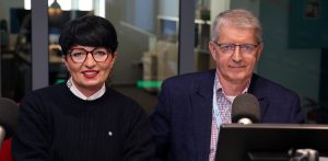 Beata Koniarska i Walery Tankiewicz (fot. Radio Gdańsk/Adrian Kasprzycki)