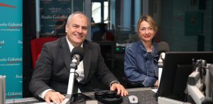 Błażej Kucharski i Ewa Podgórska-Rakiel (fot. Radio Gdańsk/Adrian Kasprzycki)