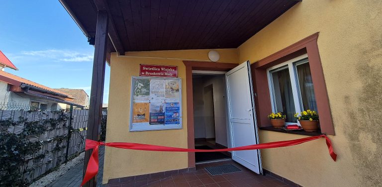 Świetlica wiejska w Bruskowie Małym (fot. Radio Gdańsk/Przemysław Woś)