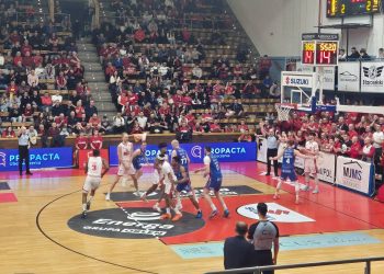 Czarni Słupsk kontra Stare Pierniki Toruń (fot. Radio Gdańsk/Przemysław Woś)