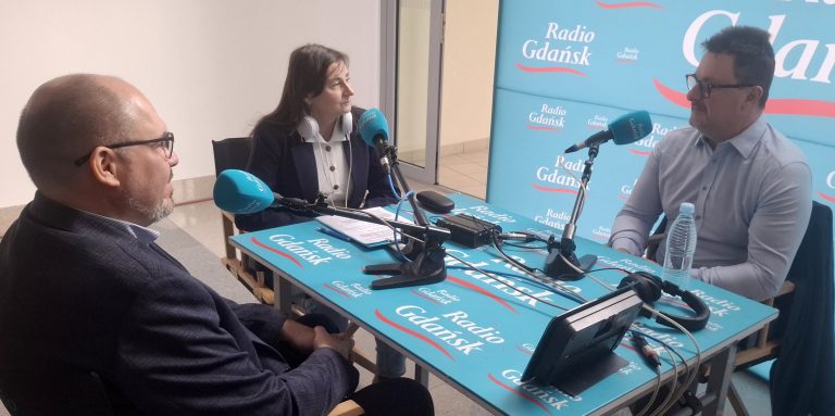 Dr. Maciej Goniszewski, Iwona Wysocka i prof. Ernest Czermański (fot. Radio Gdańsk/Beata Jeziorska)