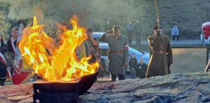 82. rocznica walki o bunkier Tajnej Organizacji Wojskowej Gryf Pomorski pod Męcikałem, 21.03.2026 r. (fot. Radio Gdańsk/Maria Sowisło)