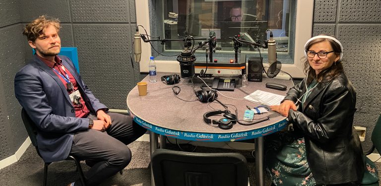 Grzegorz Bławat i Iwona Wysocka (fot. Radio Gdańsk)