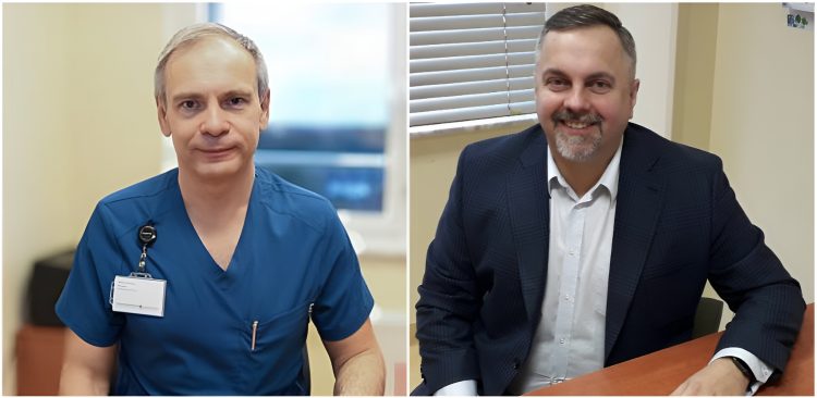 Jacek Nacewicz i Szymon Błądek (fot. WSS w Słupsku/Radio Gdańsk/Joanna Merecka-Łotysz)