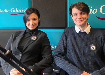 Jagoda Kasprzyk i Filip Paprocki (fot. Radio Gdańsk/Joanna Merecka-Łotysz)
