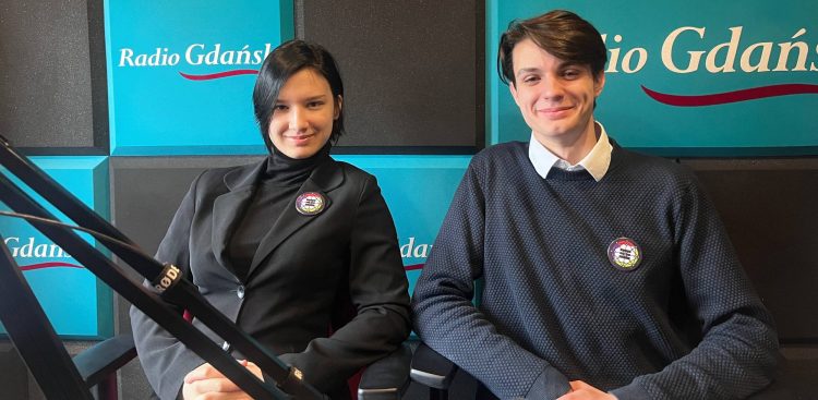 Jagoda Kasprzyk i Filip Paprocki (fot. Radio Gdańsk/Joanna Merecka-Łotysz)