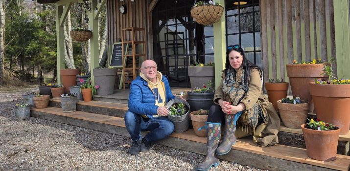 Włodzimierz Raszkiewicz i Katarzyna Bellingham (Fot. Radio Gdańsk)