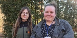 Magdalena Paprocka i Katarzyna Bartosz (fot. Radio Gdańsk/Włodzimierz Raszkiewicz)