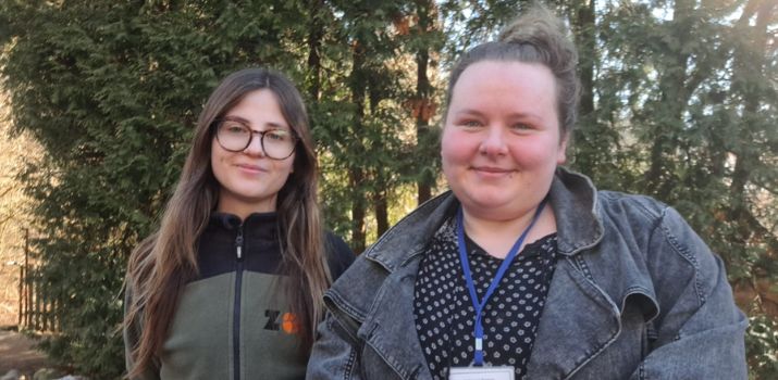 Magdalena Paprocka i Katarzyna Bartosz (fot. Radio Gdańsk/Włodzimierz Raszkiewicz)