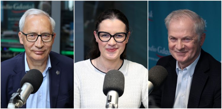 Kazimierz Smoliński, Wioleta Tomczak i Sławomir Rybicki (fot. Radio Gdańsk/Adrian Kasprzycki)