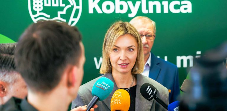 Anna Gliniecka-Woś, burmistrz Kobylnicy (fot. Radio Gdańsk/Łukasz Kosik)