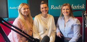 Patrycja Łain-Pasikowska, Magdalena Czapiga-Ryjewska oraz Jowita Iwanowska-Królik (fot. Radio Gdańsk/Joanna Merecka-Łotysz)