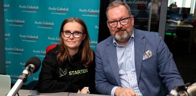Magdalena Wójtowicz i Sebastian Ptak (fot. Radio Gdańsk/Martyna Krawcewicz)