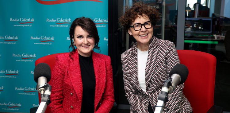 Malwina Albińska i Ewa Sowińska (fot. Radio Gdańsk/Martyna Krawcewicz)