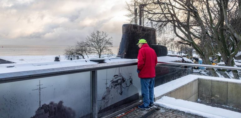 ORP Sokół w Muzeum Marynarki Wojennej w Gdyni (fot. Krzysztof Mystkowski / KFP)