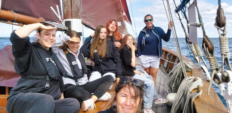 Na pokładzie żaglowca  ANTICA (fot. archiwa prywatne)