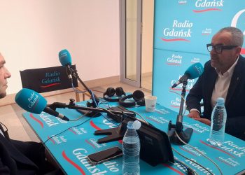 Kuba Kaługa i Piotr Stepnowski (fot. Radio Gdańsk/Beata Jeziorska)