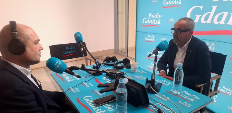 Kuba Kaługa i Piotr Stepnowski (fot. Radio Gdańsk/Beata Jeziorska)