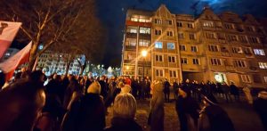 Narodowy Dzień Pamięci "Żołnierzy Wyklętych". Słupsk, 01.03.2026 r. (fot. Radio Gdańsk/Łukasz Kosik)