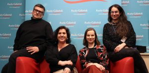 Szymon Świtajski, Natalia Soszyńska, Elżbieta Foltyniak i Agata Olszewska (fot. Radio Gdańsk/Paweł Marszałkowski)