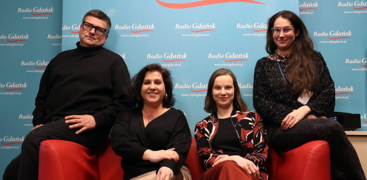 Szymon Świtajski, Natalia Soszyńska, Elżbieta Foltyniak i Agata Olszewska (fot. Radio Gdańsk/Paweł Marszałkowski)