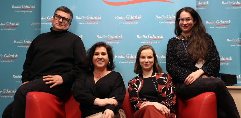Szymon Świtajski, Natalia Soszyńska, Elżbieta Foltyniak i Agata Olszewska (fot. Radio Gdańsk/Paweł Marszałkowski)