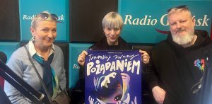 Jolanta Krawczykiewicz, Zdenka Pszczołowska, Łukasz Molski (fot. Radio Gdańsk/Joanna Merecka-Łotysz)