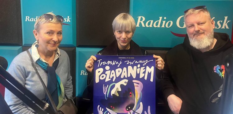 Jolanta Krawczykiewicz, Zdenka Pszczołowska, Łukasz Molski (fot. Radio Gdańsk/Joanna Merecka-Łotysz)