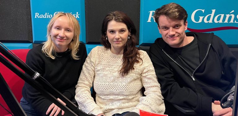 Aleksandra Osowicz, Julia Pawlak, Kuba Mielewczyk (fot. Radio Gdańsk/Joanna Merecka-Łotysz)