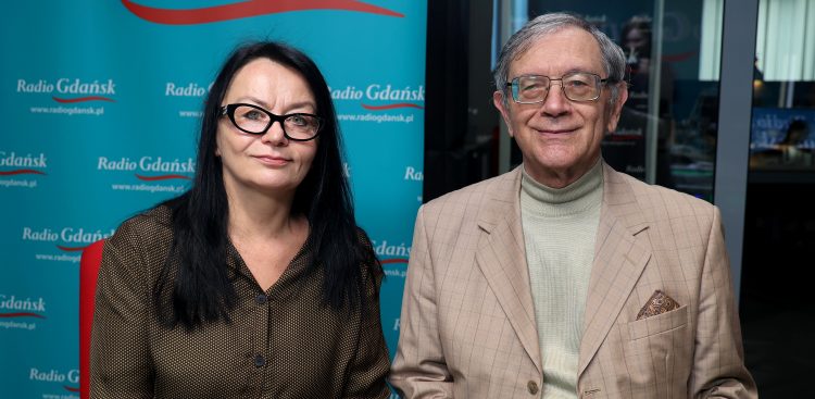 Wioletta Kakowska-Mehring i prof. Marek Grzybowski (fot. Radio Gdańsk/Martyna Krawcewicz)