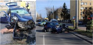 Pijany kierowca rozbił samochód w Gdyni. Teraz grozi mu deportacja (fot. KMP w Gdyni)