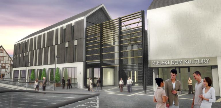 Wizualizacja nowej siedziby Bytowskiego Centrum Kultury (fot. BCK)