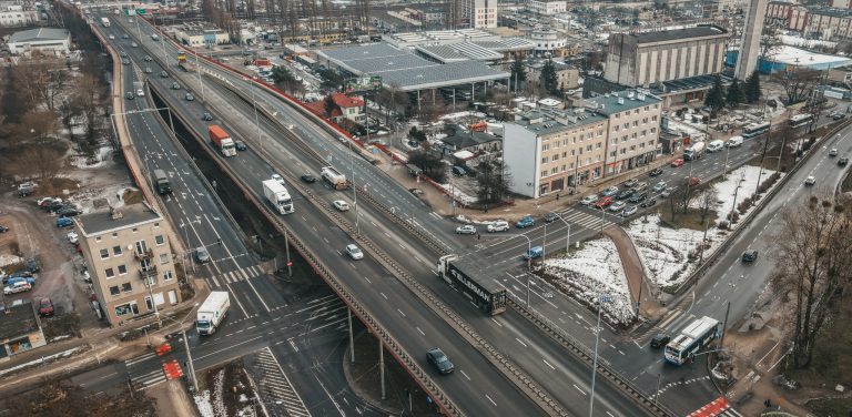 Estakada Kwiatkowskiego (fot. Zarząd Dróg Miejskich/Marcin Mielewski)