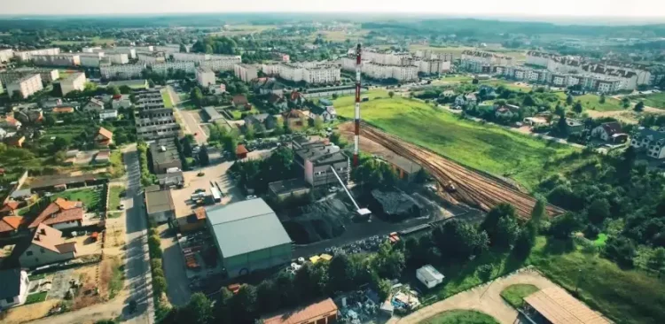 Istniejąca elektrociepłownia w Kościerzynie