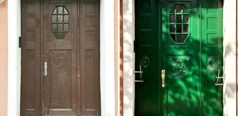 Drzwi w kamienicy przy ul. 3 Maja 22 w Sopocie (Fot. UM Sopot)