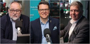 Piotr Adamowicz, Krzysztof Szymański, Piotr Karczewski (fot. Radio Gdańsk/Martyna Krawcewicz)