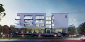 Wizualizacje Domu Studenckiego nr 9 w Sopocie (fot. Tatami Architekci / UG)