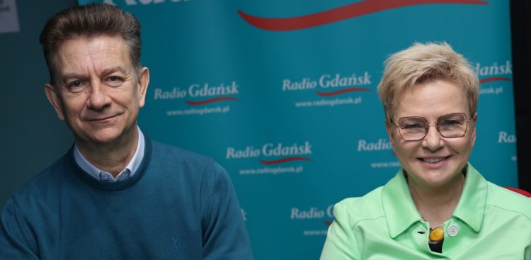 Marek Theus i Jolanta Szydłowska (fot. Radio Gdańsk/Adrian Kasprzycki)