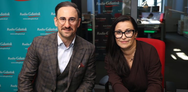 Cezary Maciołek, Izabela Grajek-Czabajska (fot. Radio Gdańsk/Martyna Krawcewicz)