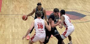 Czarni Słupsk kontra Śląsk Wrocław. Słupsk, 11.04.2026 r. (fot. Radio Gdańsk/Łukasz Kosik)