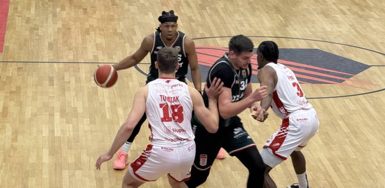 Czarni Słupsk kontra Śląsk Wrocław. Słupsk, 11.04.2026 r. (fot. Radio Gdańsk/Łukasz Kosik)