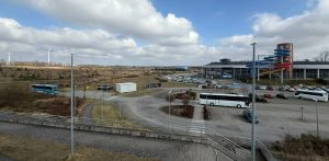 Pierwsze wiercenia w okolicy parku wodnego wskazały na słabe warunki gruntowe i wysoki poziom wody (fot. RG)