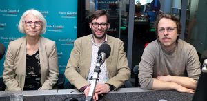 Joanna Zielińska, Marek Dudziński, Łukasz Piesiewicz (fot. Radio Gdańsk/Martyna Krawcewicz)