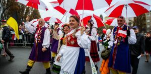 Gdyńskie Urodziny Niepodległej. Parada Niepodległości ulicami Gdyni, 11.11.2014 r. (fot. Mateusz Ochocki / KFP)