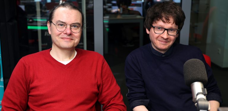 Krzysztof Kucharski i Cezary Wołodkowicz (fot. Radio Gdańsk/Martyna Krawcewicz)