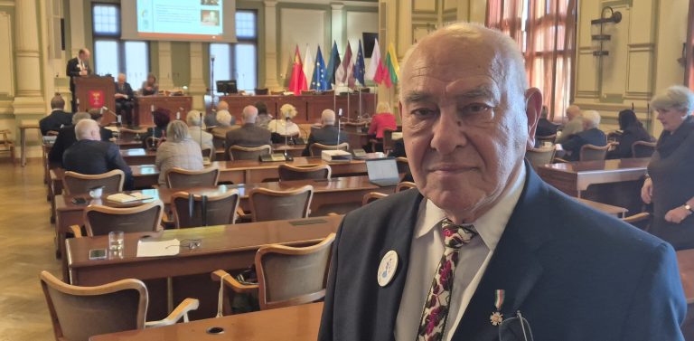 Marian Marek Macutkiewicz, prezes poznańskiego oddziału Związku Sybiraków w Gdańsku (fot. Radio Gdańsk/Andrzej Urbański)