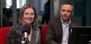 Marta Moksa i Dariusz Górski (fot. Radio Gdańsk/Adrian Kasprzycki)