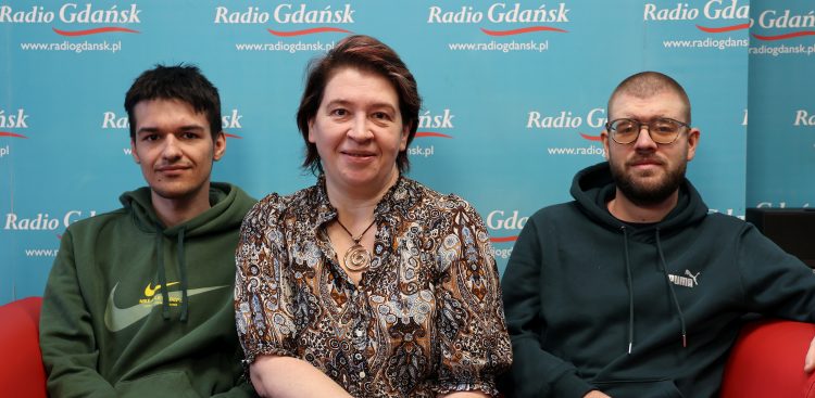 Michał Grudnowski, Dagmara Lipińska-Sołowiej i Janek Cieszyński (fot. Radio Gdańsk/Adrian Kasprzycki)