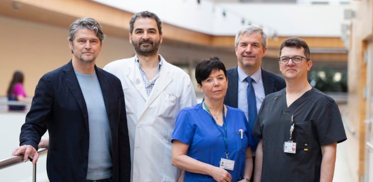 Na zdjęciu od lewej prof. Michael Huebler, dr Grzegorz Łaskawski, prof. Joanna Kwiatkowska, dr hab. Rafał Pawlaczyk, dr hab. Radosław Jaworski (fot. UCK)