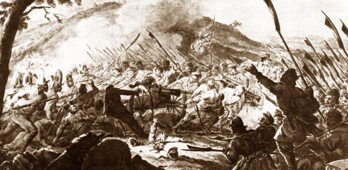 Bitwa pod Racławicami, rys. Aleksandra Orłowskiego (fot. Wikimedia Commons)